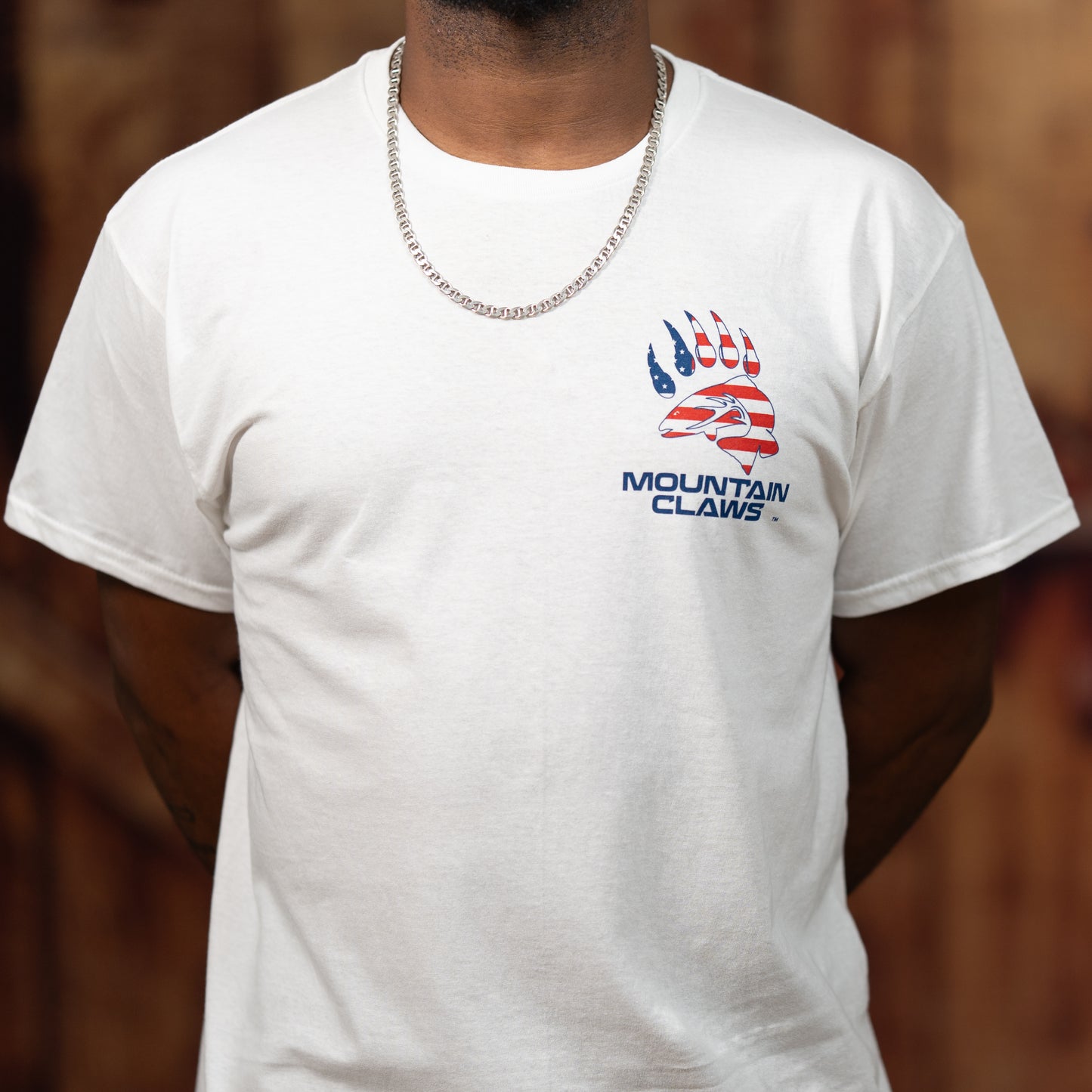 Red White & Blue MC Logo T-shirt