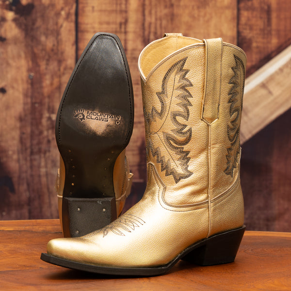 Snazzy Filly™ Women's Boot In Gold (Limited Edition)