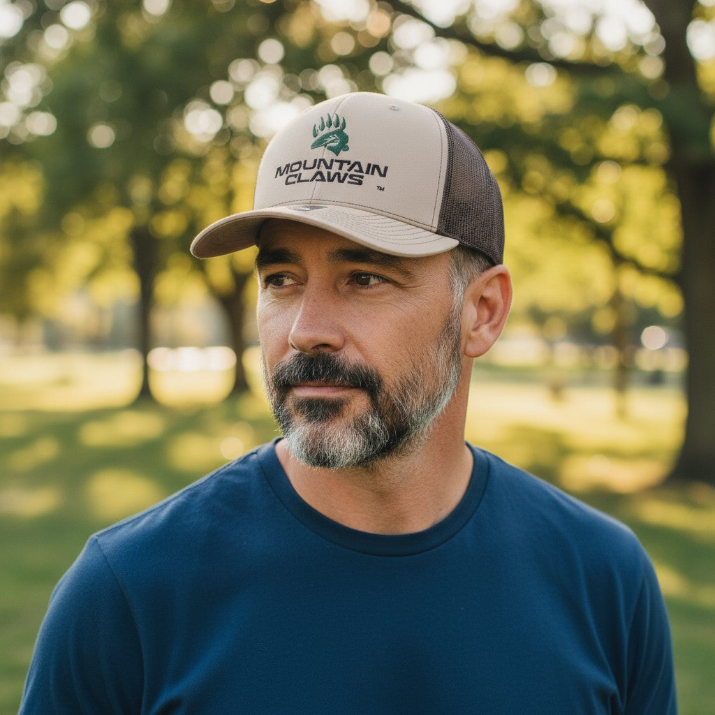 MC Logo Khaki and Coffee Hat