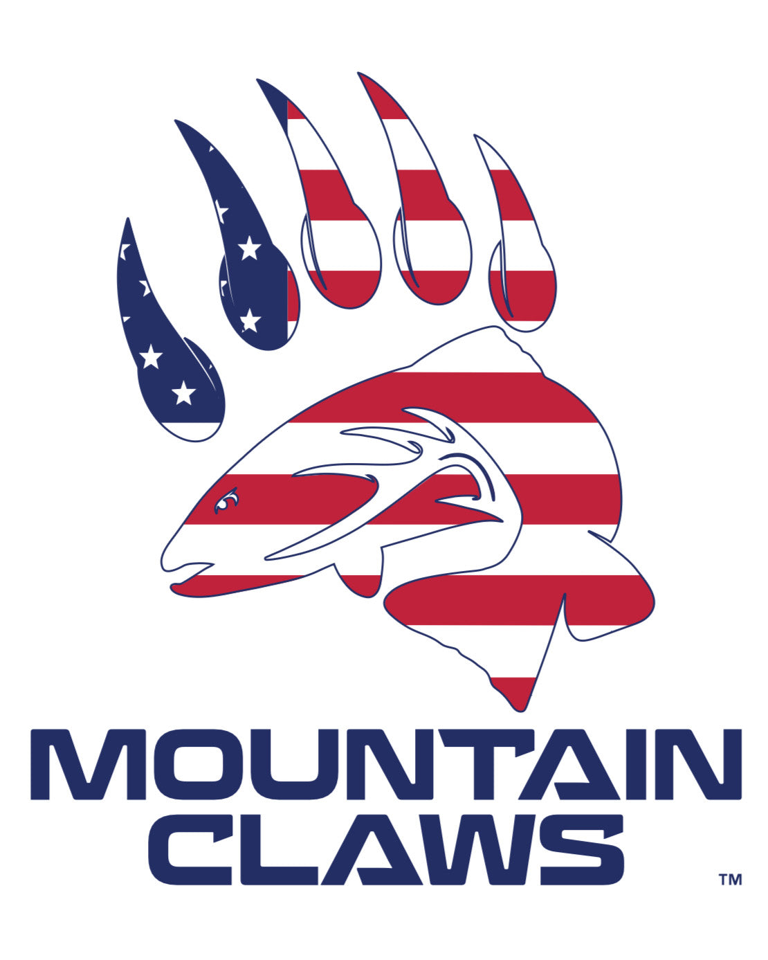 Red White & Blue MC Logo T-shirt