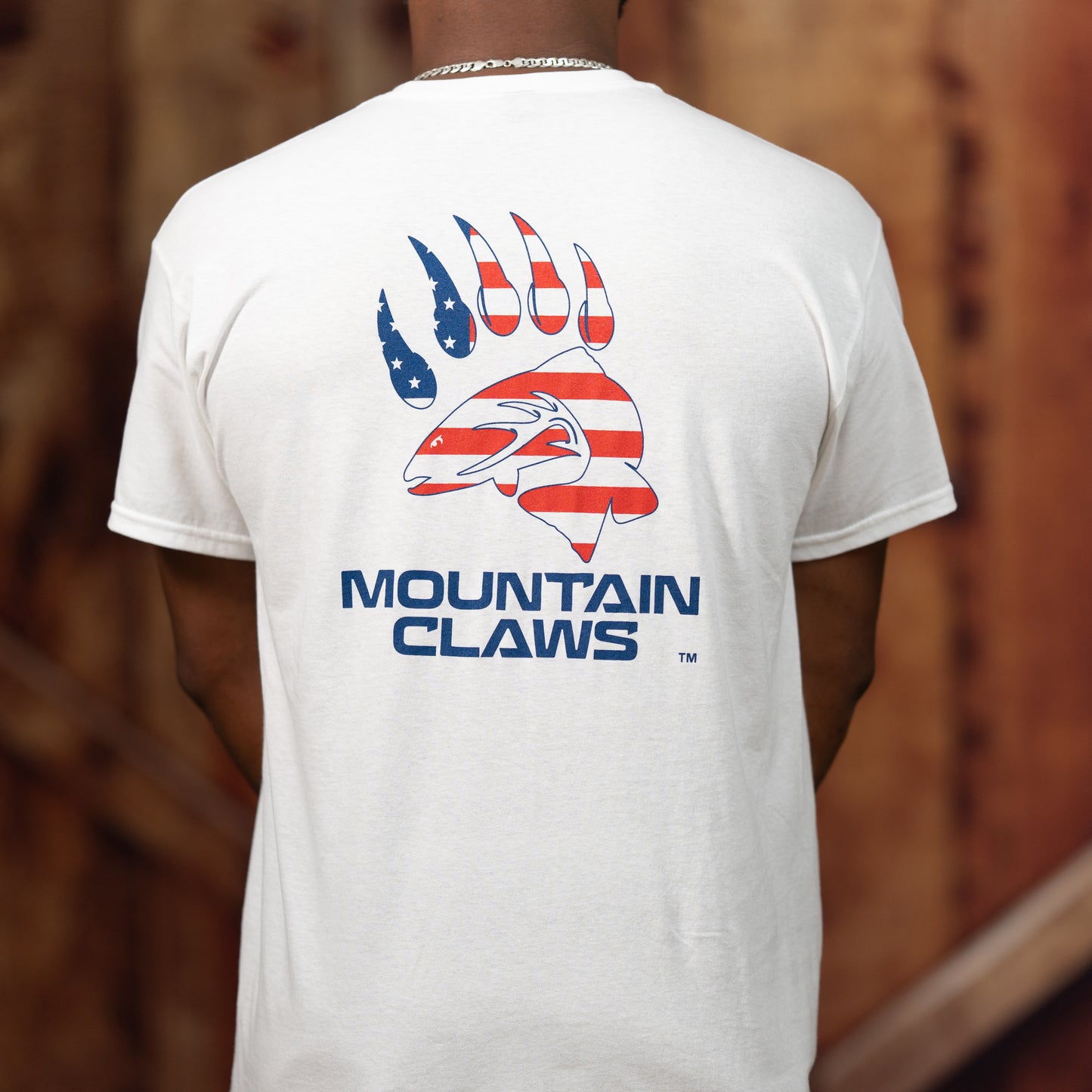Red White & Blue MC Logo T-shirt